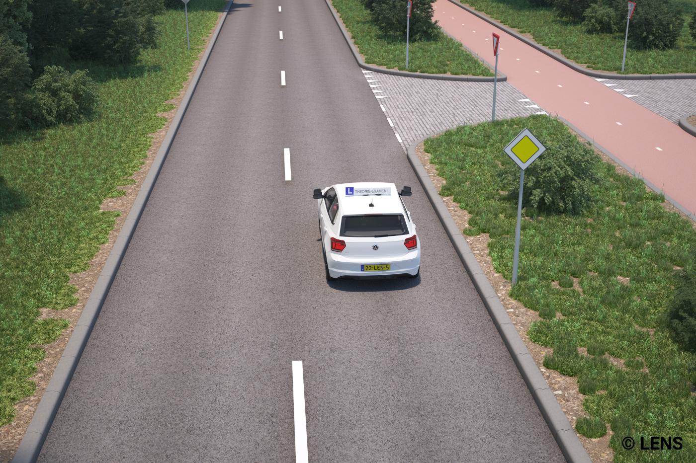 Rijd je hier binnen de bebouwde kom?